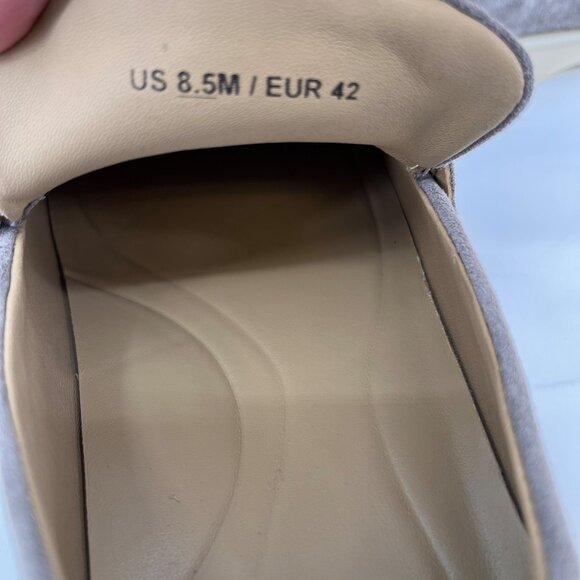 Vince Big Sur Suede Loafer Size 8.5M Smoke Grey Leather Lining Arch Support main image 4